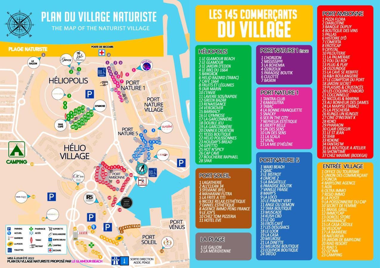 Aphrodix Village Naturiste Agde Eksteriør billede